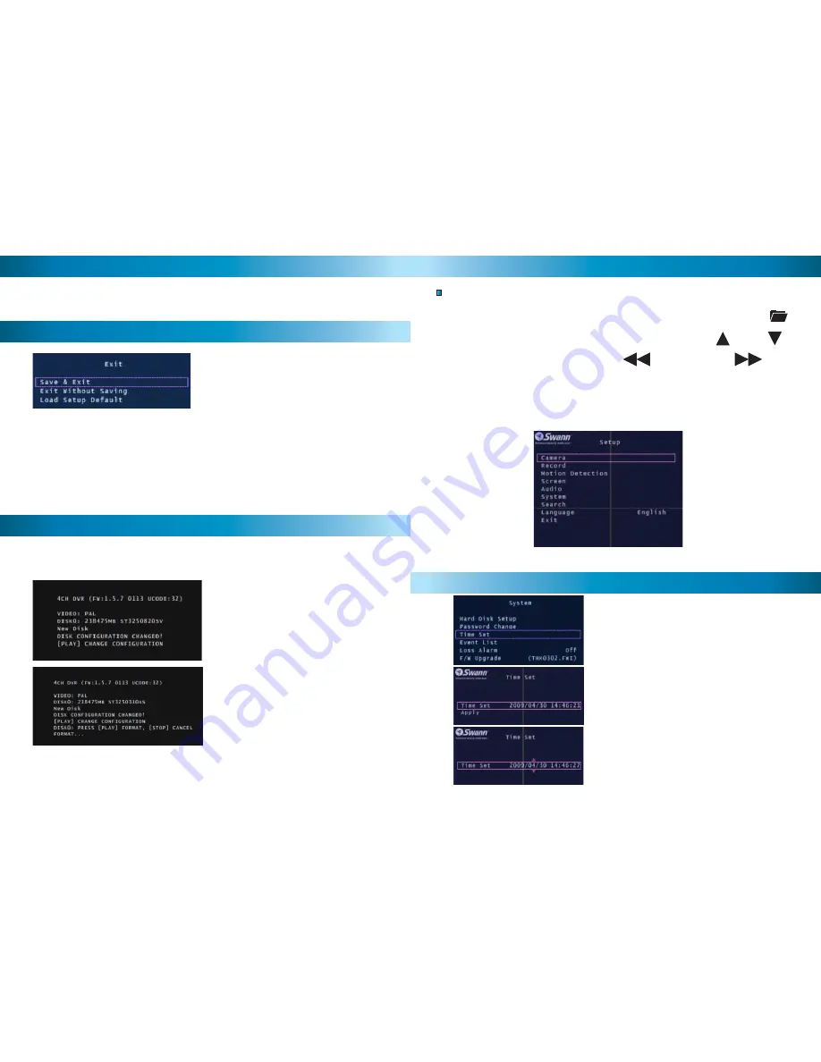 Swann DVR4-9*50 Operating Instructions Manual Download Page 9
