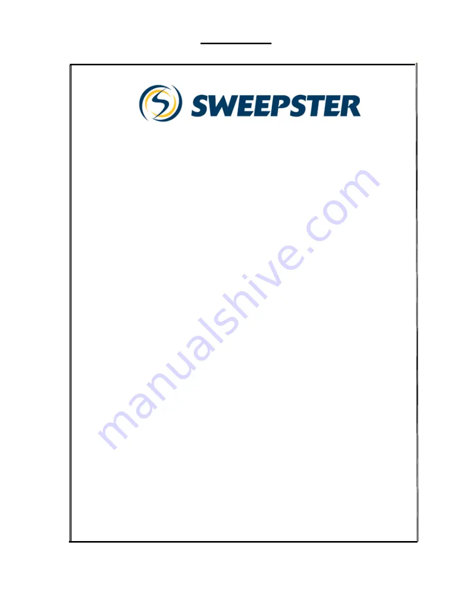 Sweepster VRS Series Manual Download Page 54