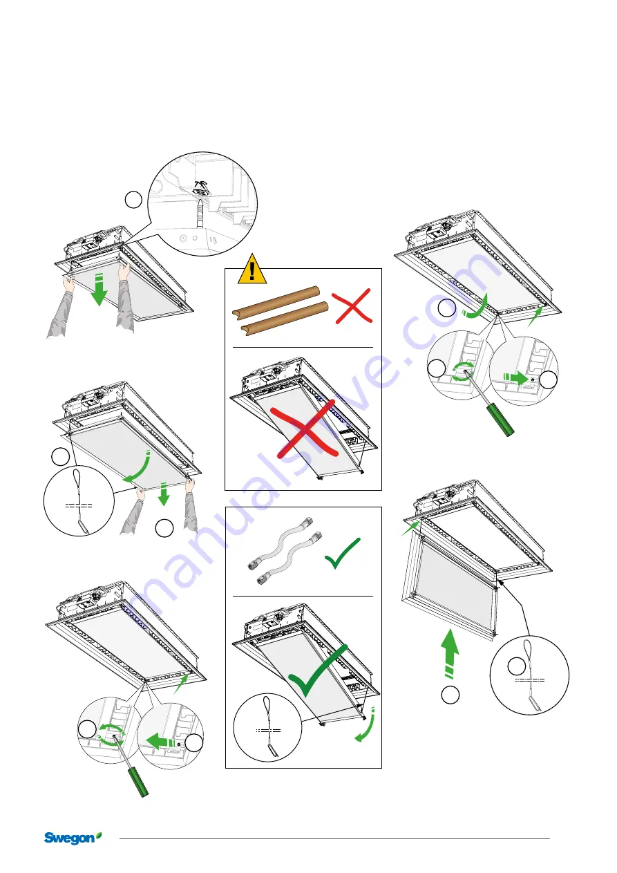 Swegon REACT Parasol Zenith 1200 Installation, Commissioning Maintenance Download Page 7