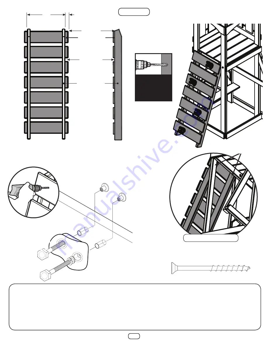 Swing-N-Slide PB 8137 Assembly Instructions Manual Download Page 24