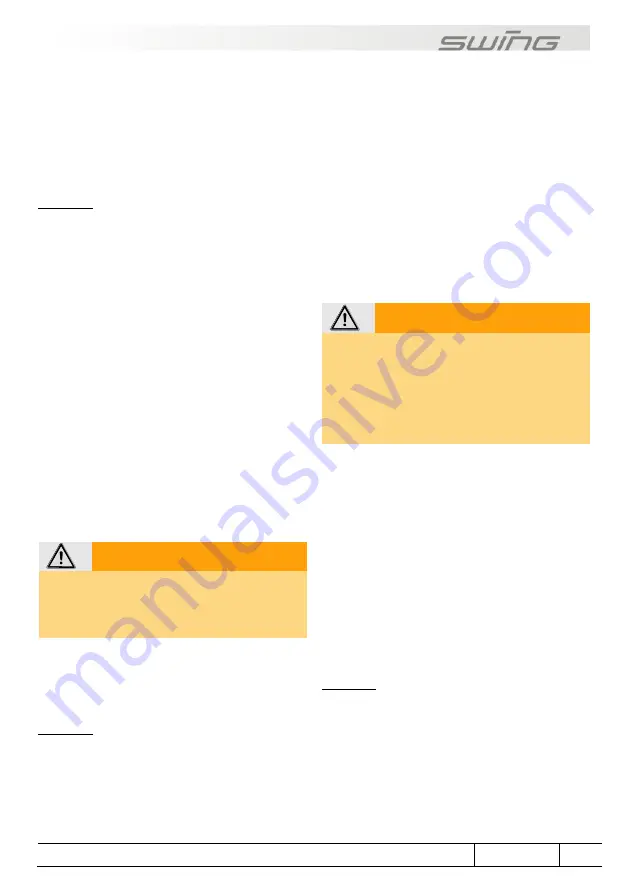 Swing TWIN RS 2 39 Manual Download Page 27