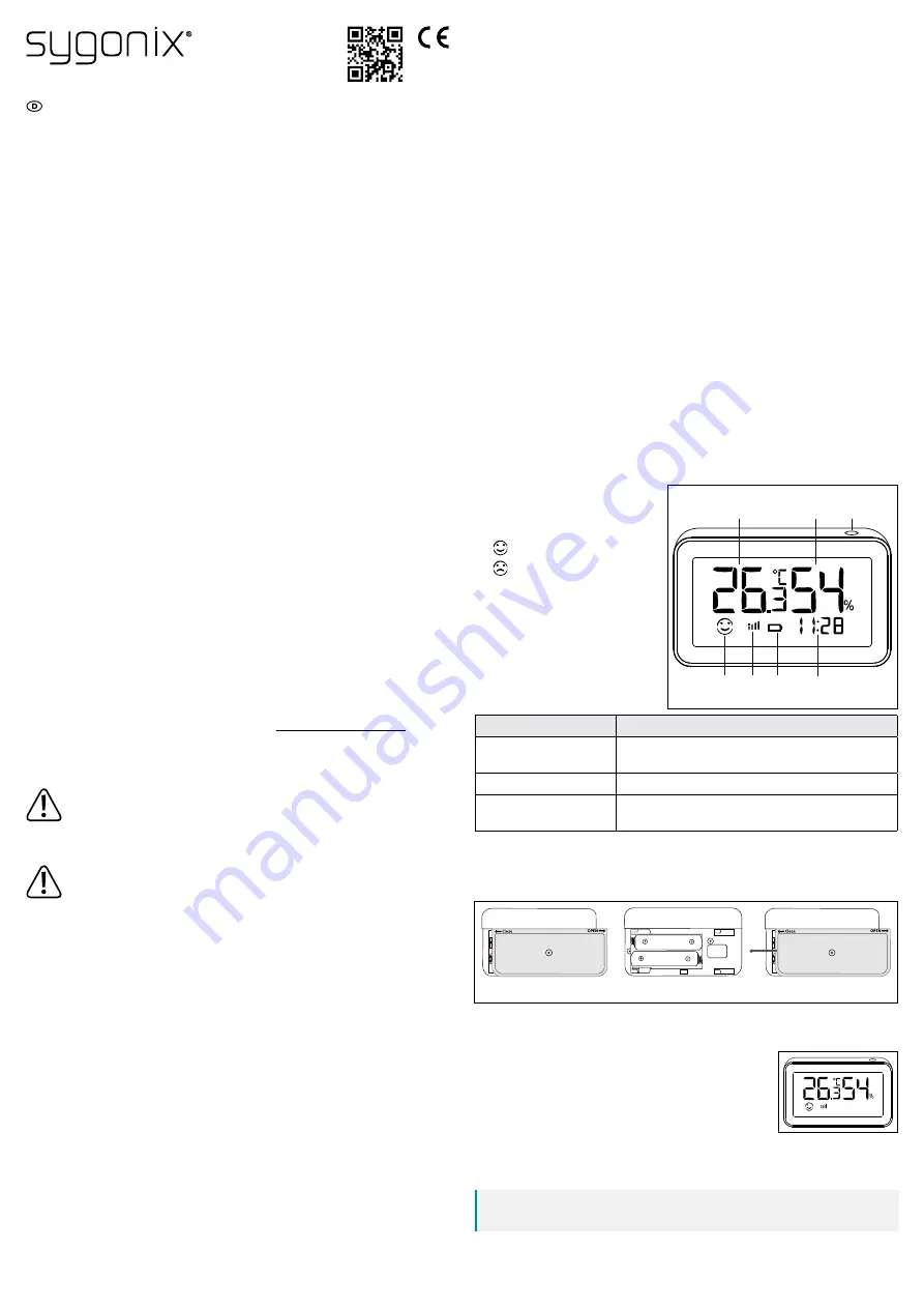 Sygonix 2452219 Operating Instructions Manual Download Page 1