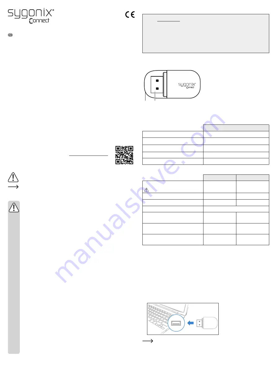 Sygonix Connect SC-WBD-300 Operating Instructions Manual Download Page 3