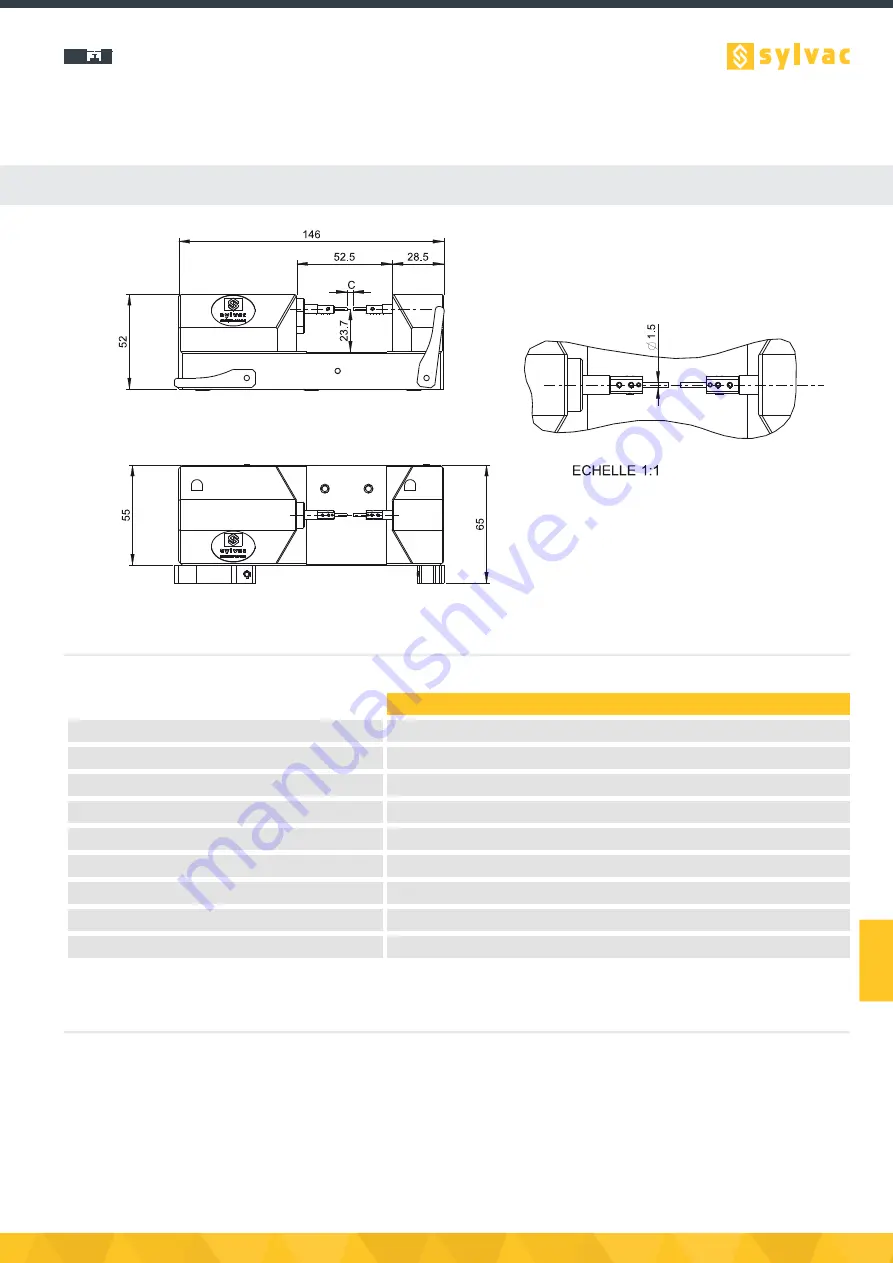 Sylvac 808-1215 Manual Download Page 3