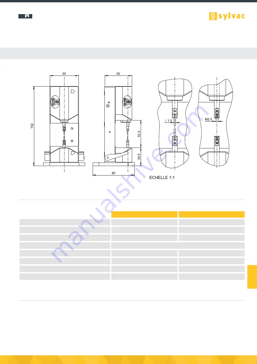 Sylvac 808-1215 Manual Download Page 5