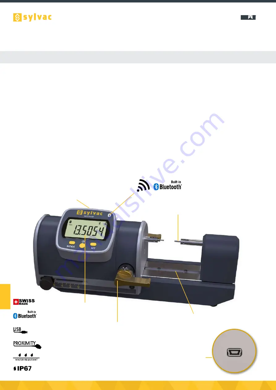 Sylvac 808-1215 Manual Download Page 8