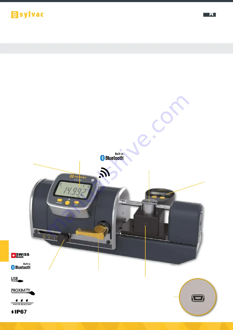 Sylvac 808-1215 Manual Download Page 12