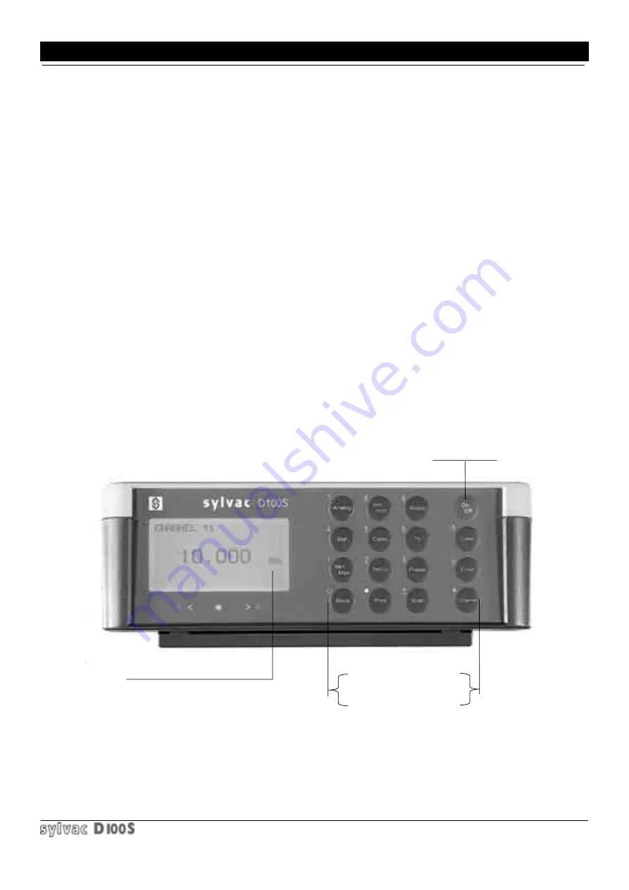 Sylvac D 100S Instructions For Use Manual Download Page 6