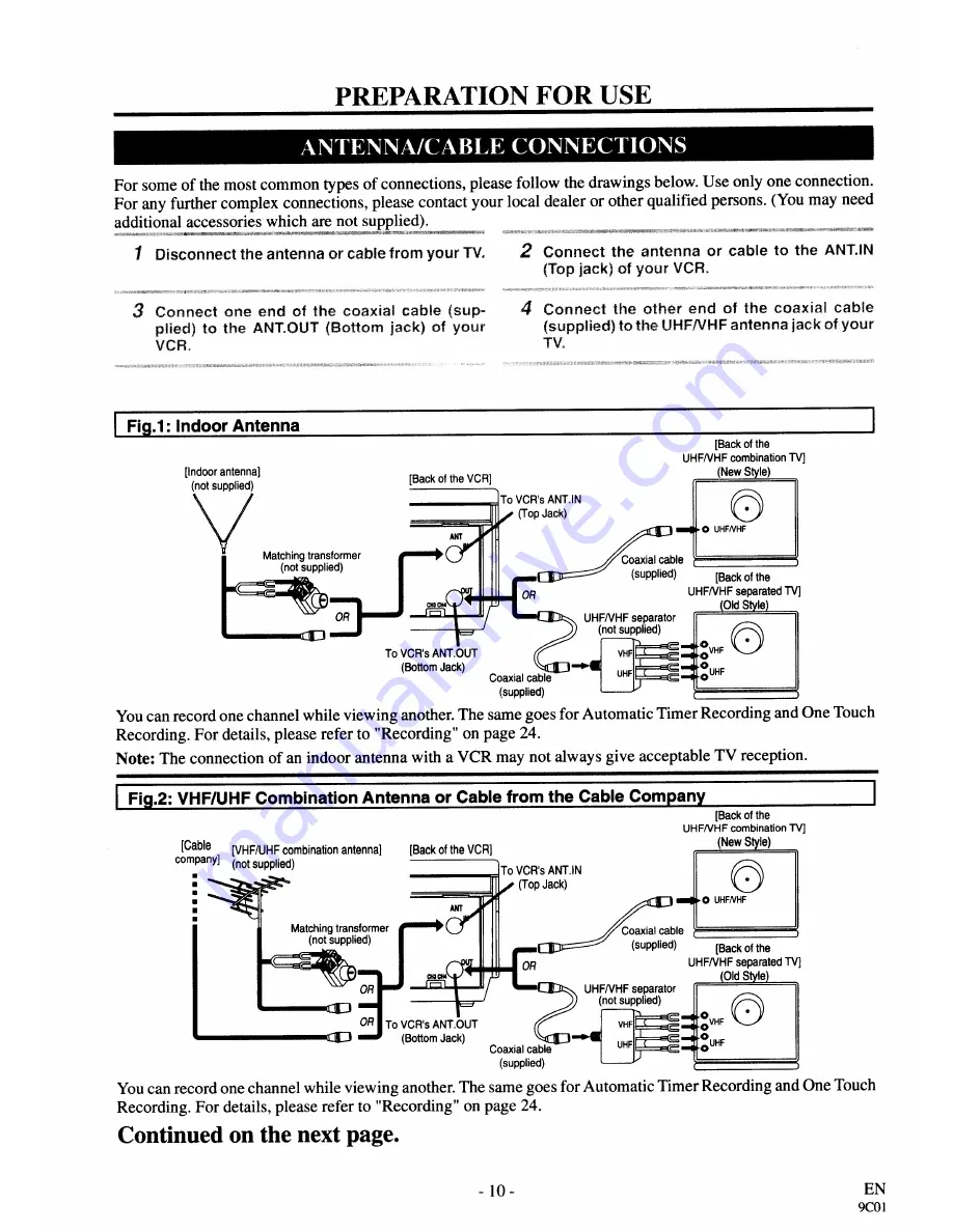 Sylvania 2960CLV Owner'S Manual Download Page 10