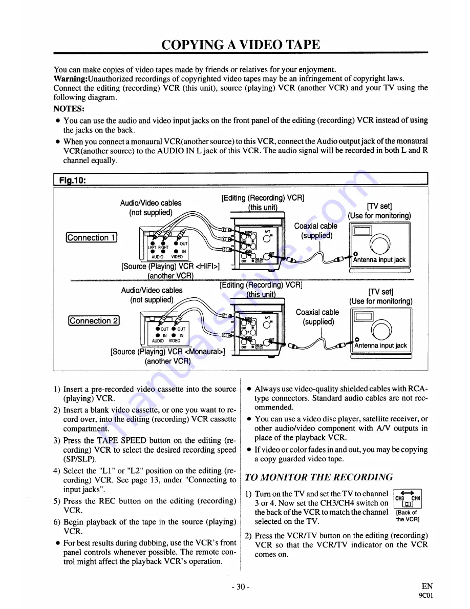 Sylvania 2960CLV Скачать руководство пользователя страница 30