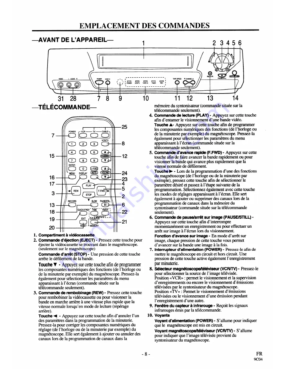 Sylvania 2960CLV Owner'S Manual Download Page 44