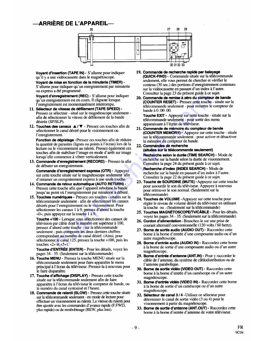 Sylvania 2960CLV Owner'S Manual Download Page 45