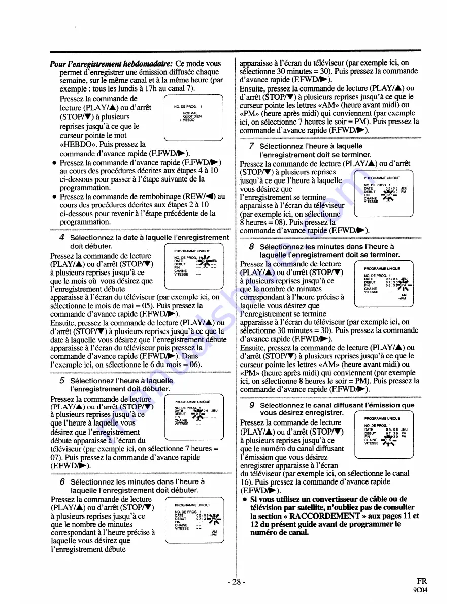 Sylvania 2960CLV Owner'S Manual Download Page 64