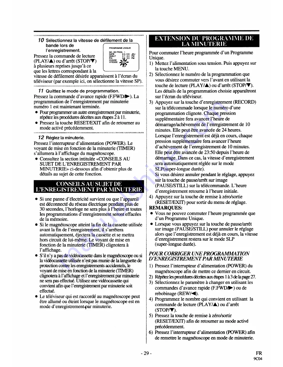 Sylvania 2960CLV Owner'S Manual Download Page 65