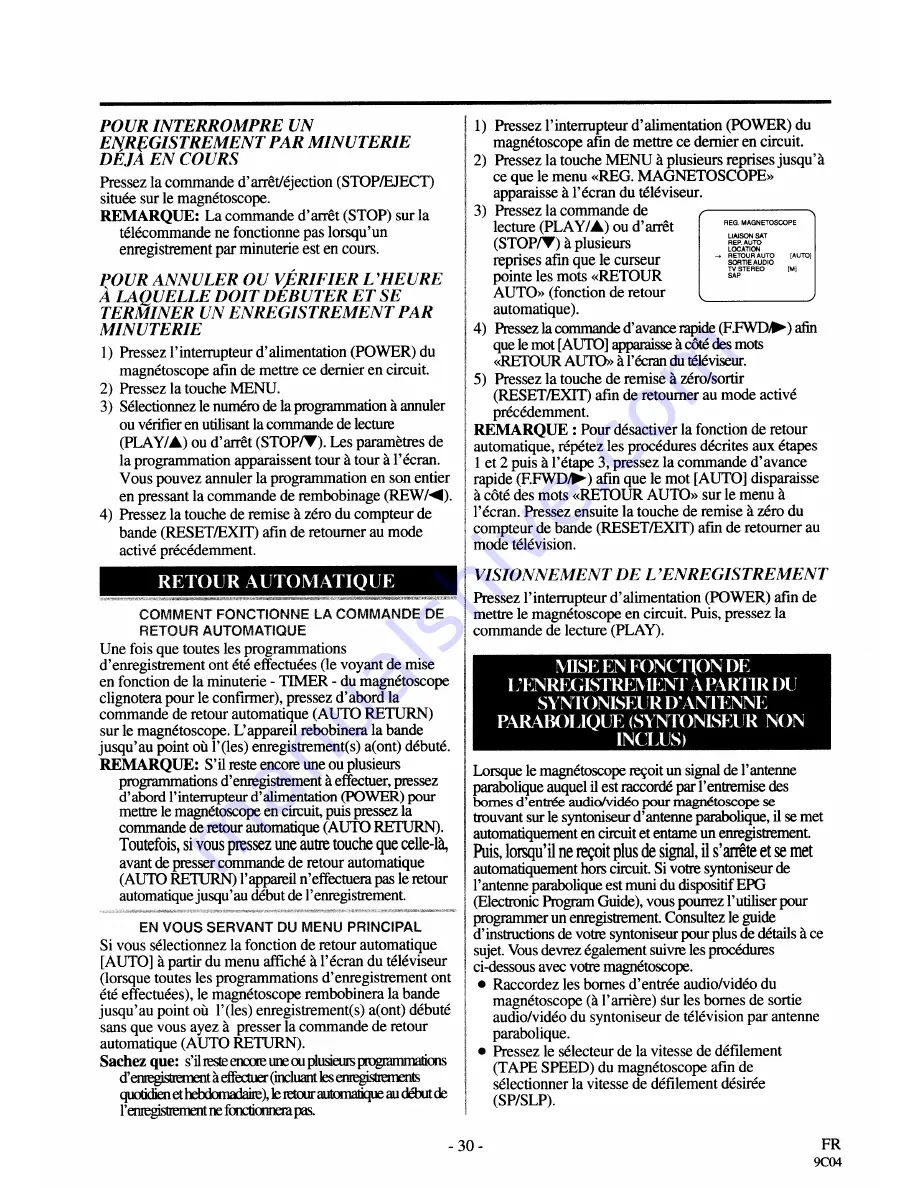 Sylvania 2960CLV Скачать руководство пользователя страница 66