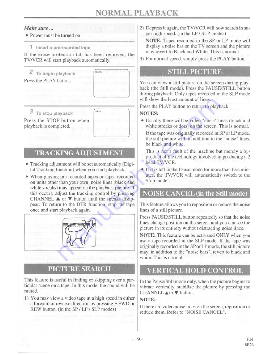 Sylvania 3809LC Owner'S Manual Download Page 19