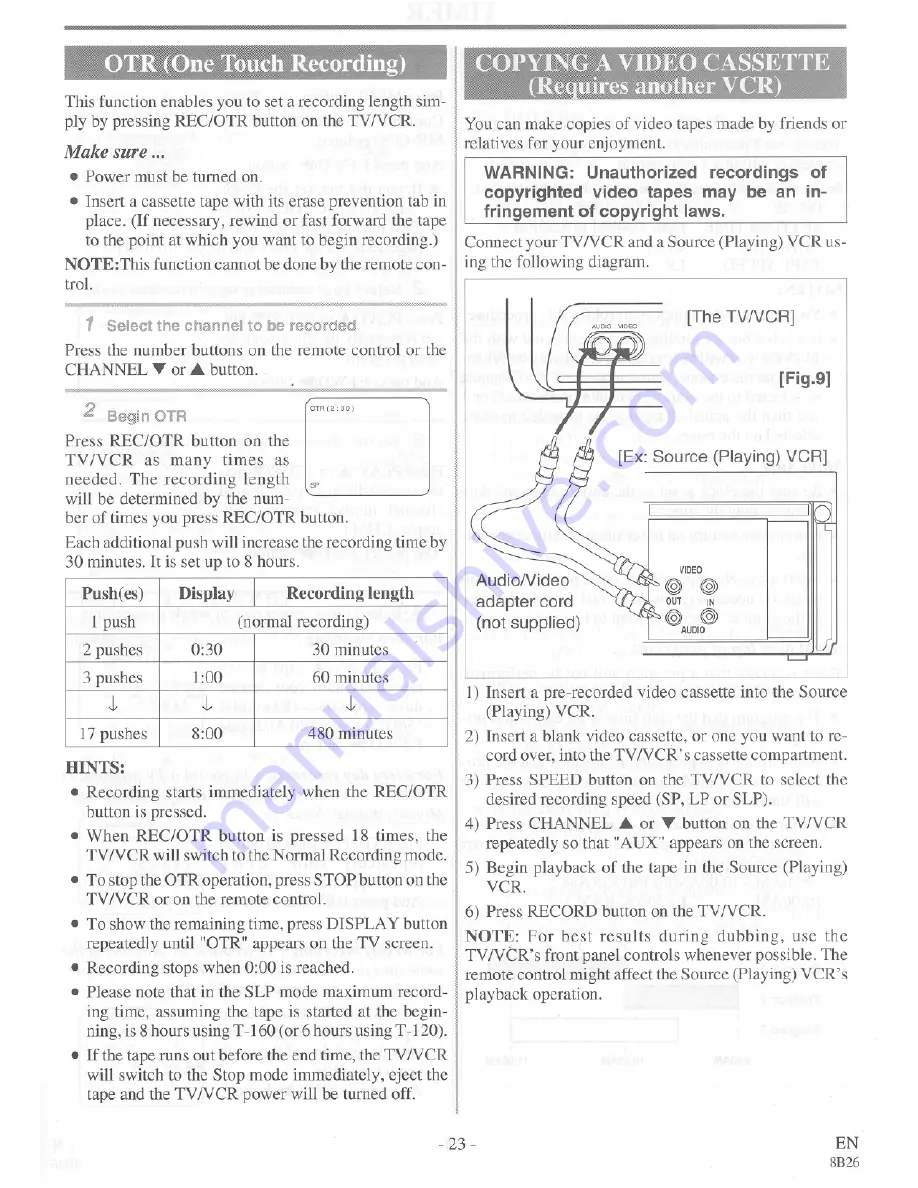 Sylvania 3809LC Owner'S Manual Download Page 23