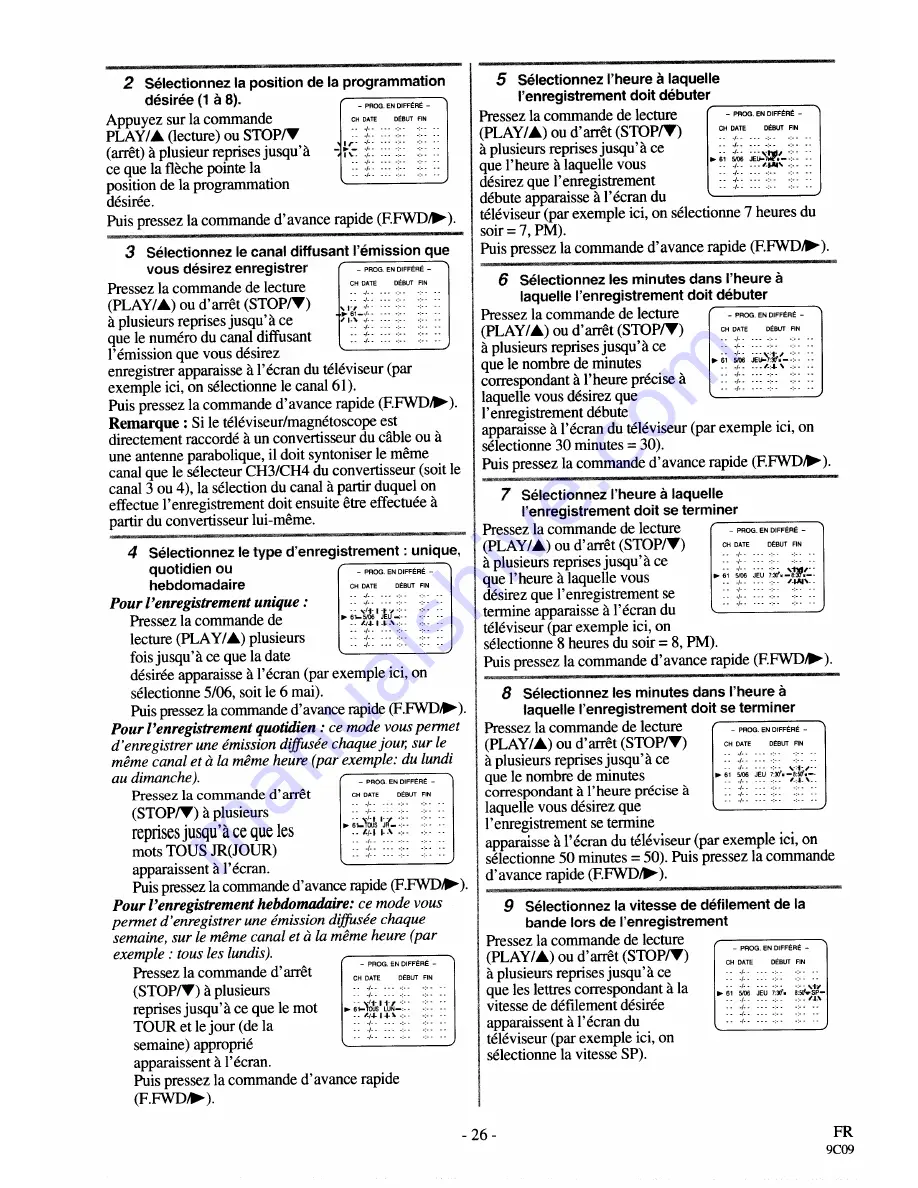 Sylvania 3909CLC Owner'S Manual Download Page 56