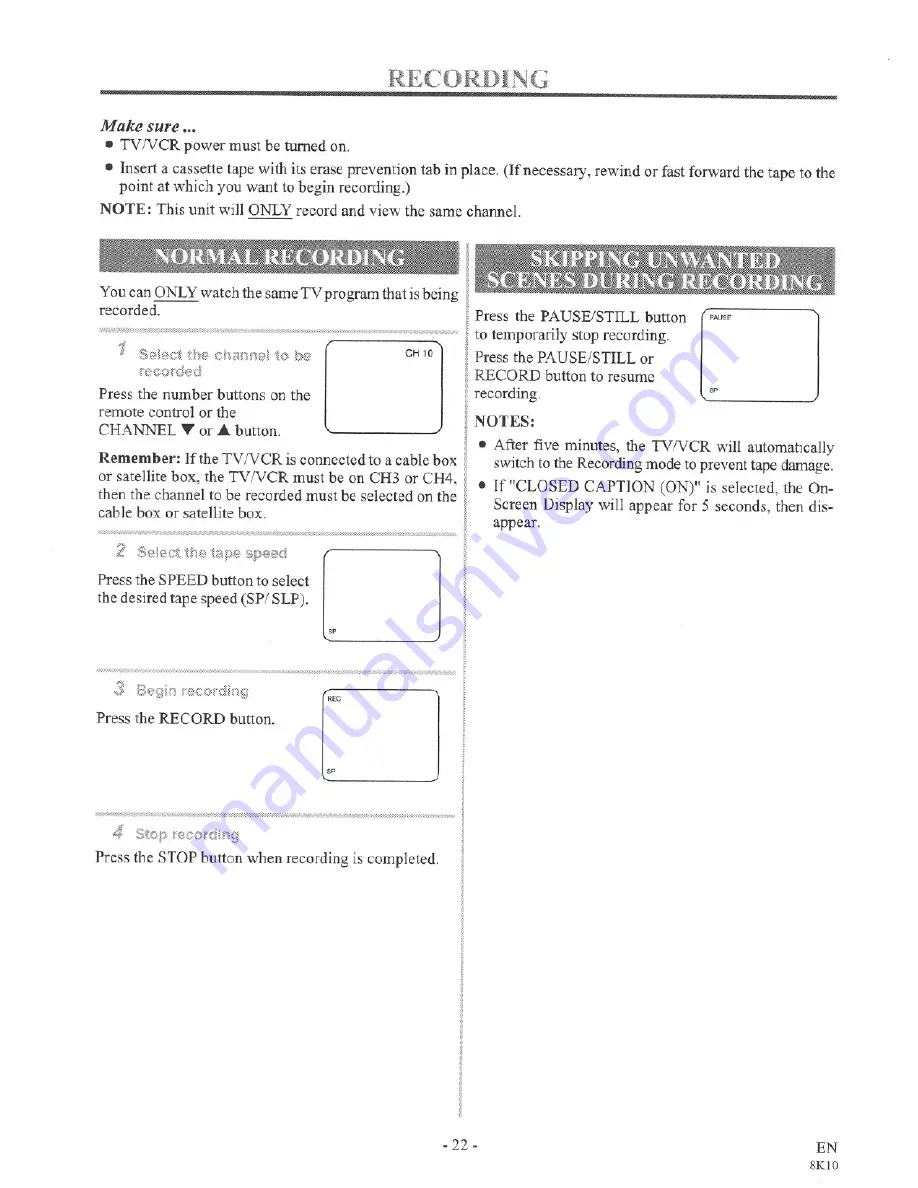 Sylvania 3919LC Owner'S Manual Download Page 22