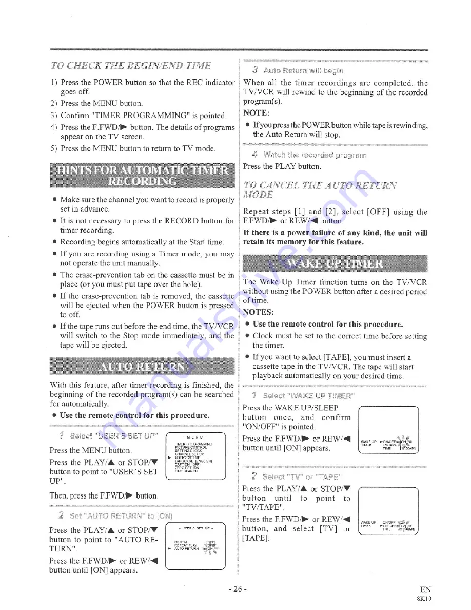 Sylvania 3919LC Owner'S Manual Download Page 26