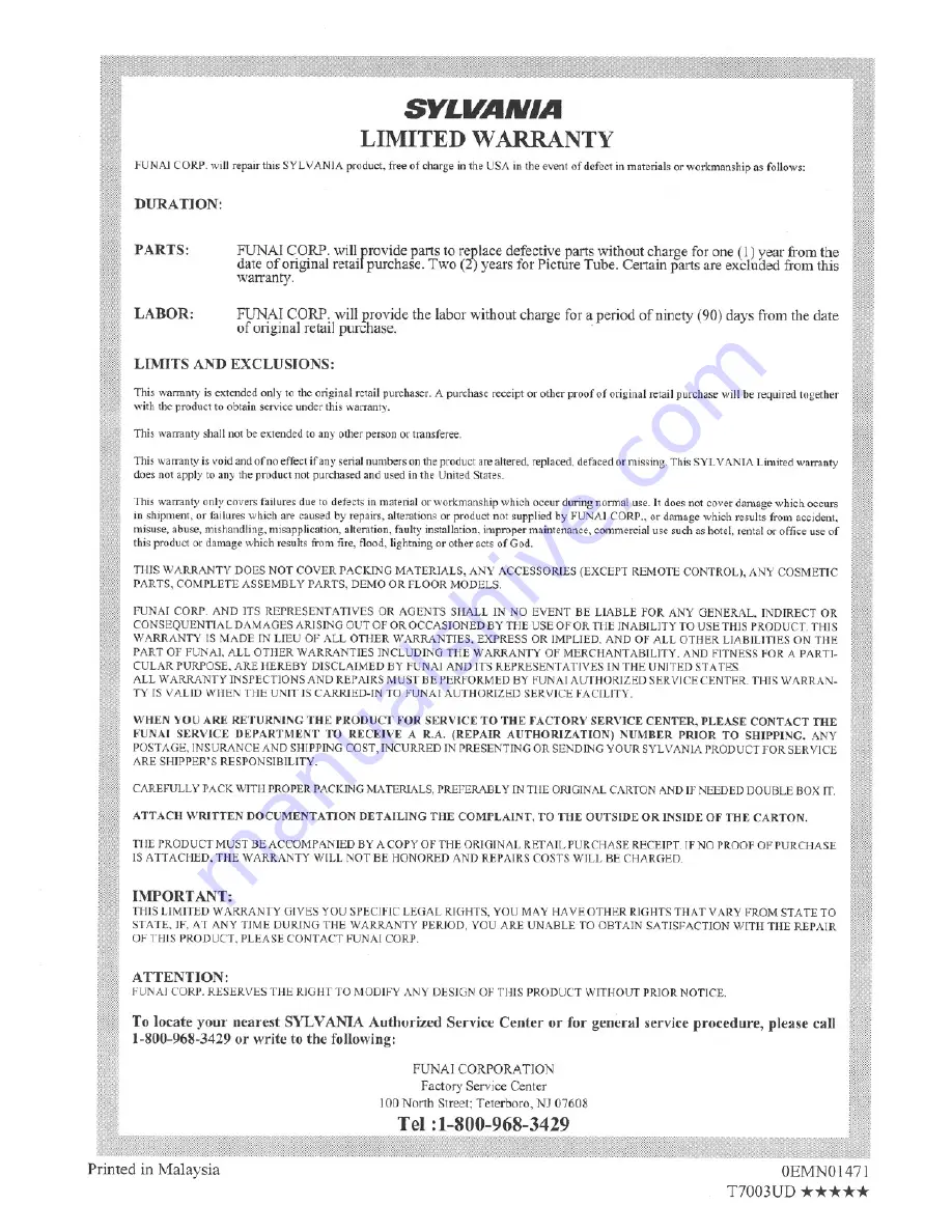 Sylvania 3919LC Owner'S Manual Download Page 30