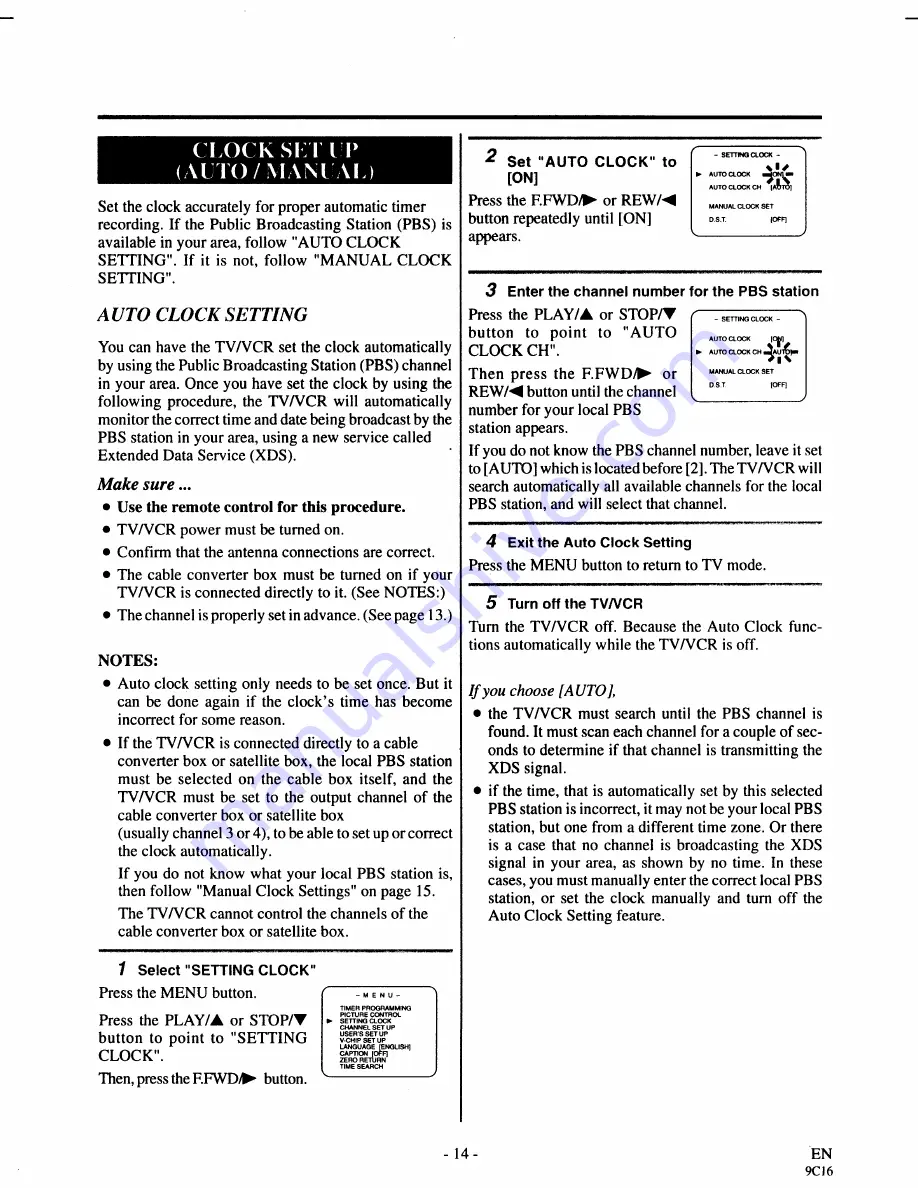 Sylvania 3925LC Owner'S Manual Download Page 14