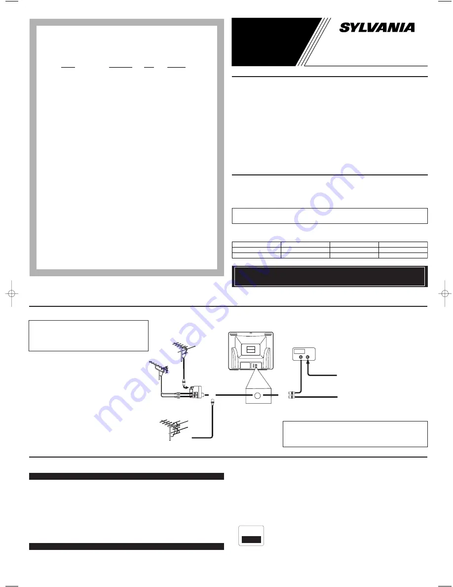 Sylvania C6423STD Скачать руководство пользователя страница 5