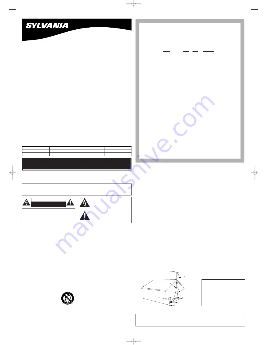 Sylvania C6427TF Owner'S Manual Download Page 1