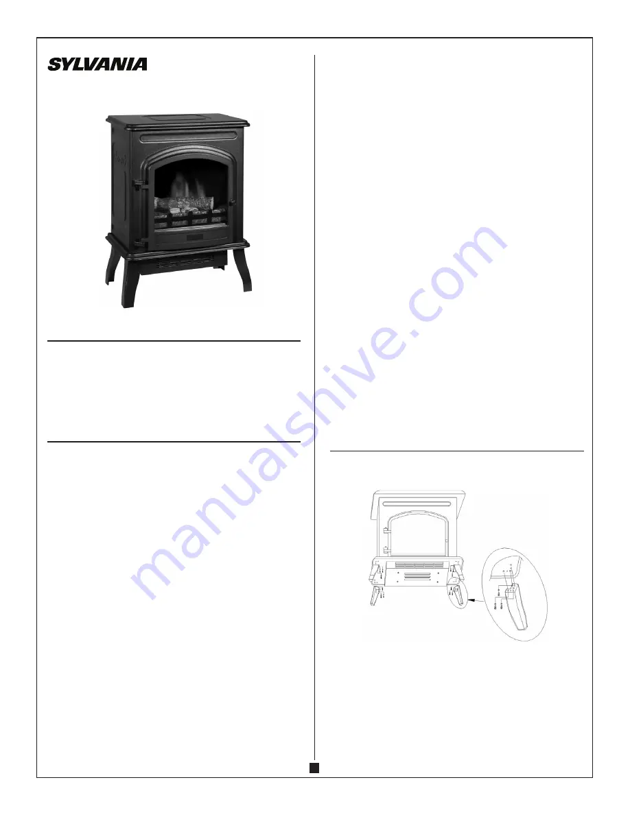 Sylvania SGQC113-MBK Instruction Manual Download Page 1