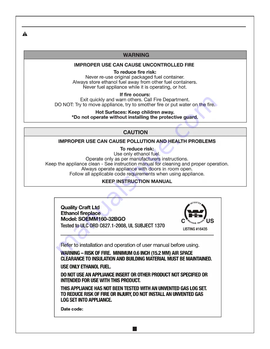 Sylvania SOEMM160-32BGO Instruction Manual Download Page 3