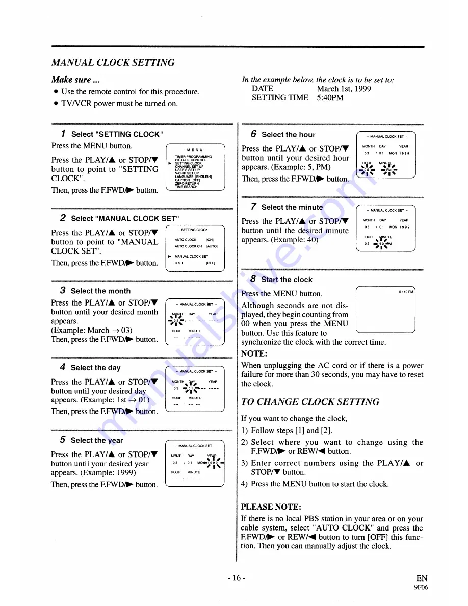 Sylvania SRC13ADV Owner'S Manual Download Page 16