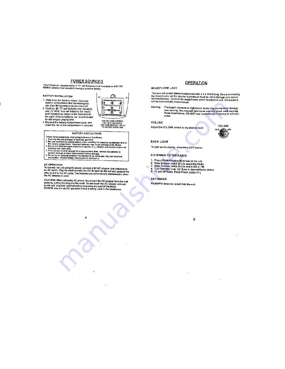 Sylvania SRS61 Скачать руководство пользователя страница 6