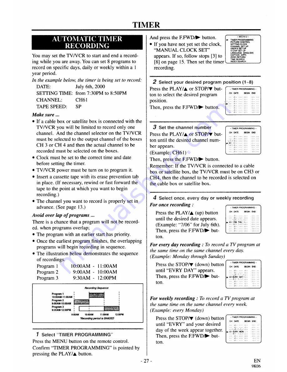 Sylvania SSC130 Owner'S Manual Download Page 27