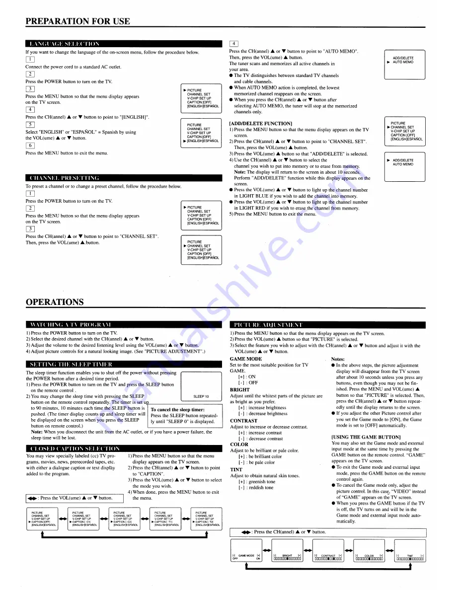 Sylvania Sylvania SRT139V Owner'S Manual Download Page 3