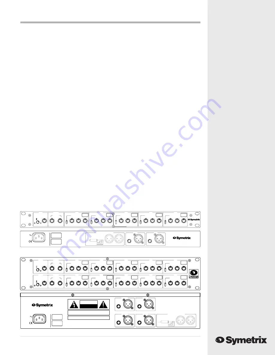 Symetrix 551E User Manual Download Page 3