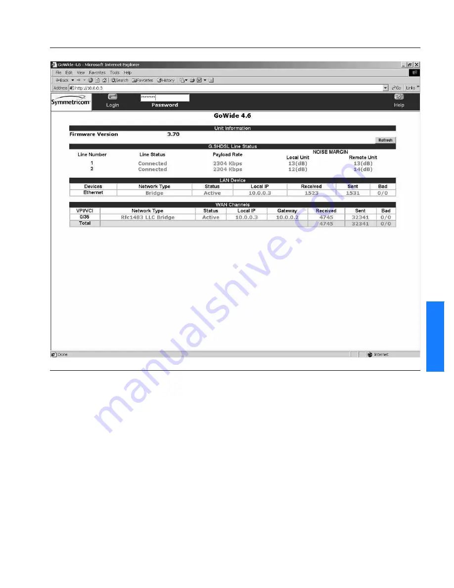 Symmetricom GoWide 4.6 User Manual Download Page 57