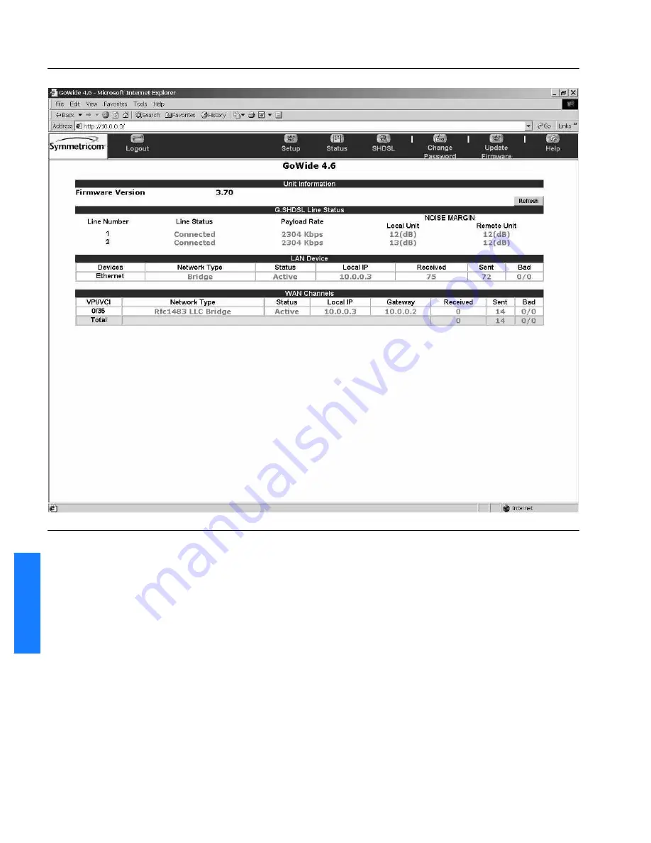 Symmetricom GoWide 4.6 User Manual Download Page 92