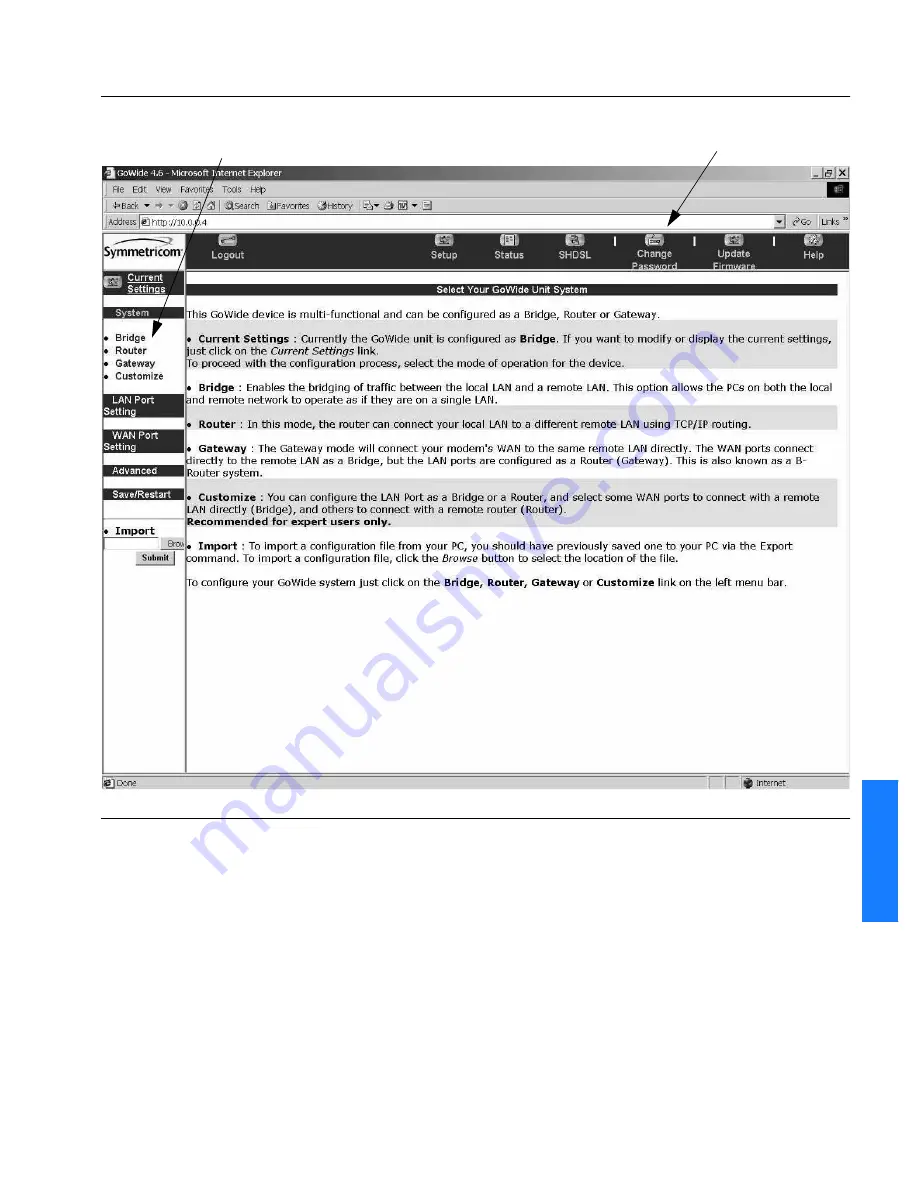 Symmetricom GoWide 4.6 User Manual Download Page 95