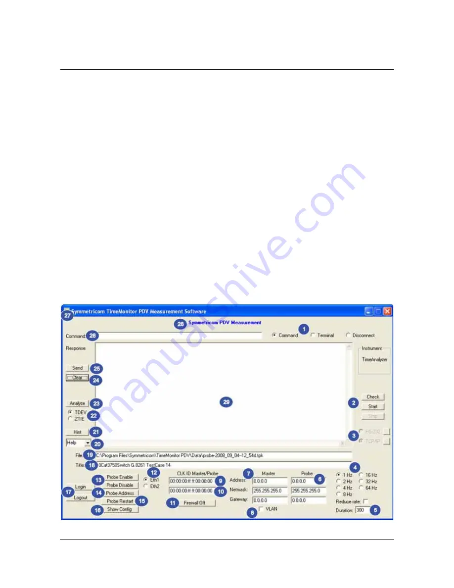 Symmetricom TimeAnalyzer 7500 Скачать руководство пользователя страница 48