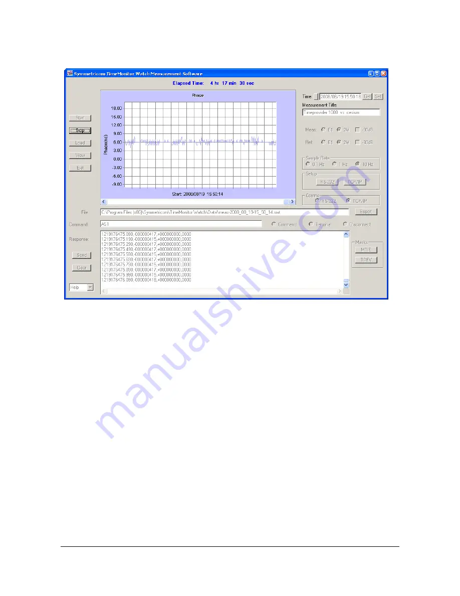 Symmetricom TimeAnalyzer 7500 Скачать руководство пользователя страница 112