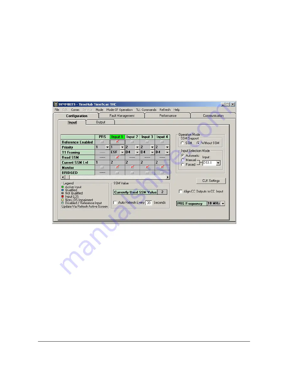 Symmetricom TimeHub 5500 User Manual Download Page 161