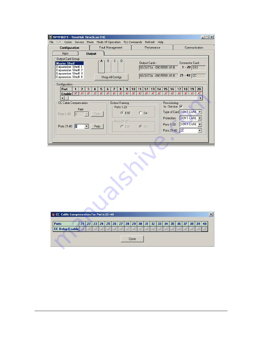 Symmetricom TimeHub 5500 Скачать руководство пользователя страница 188