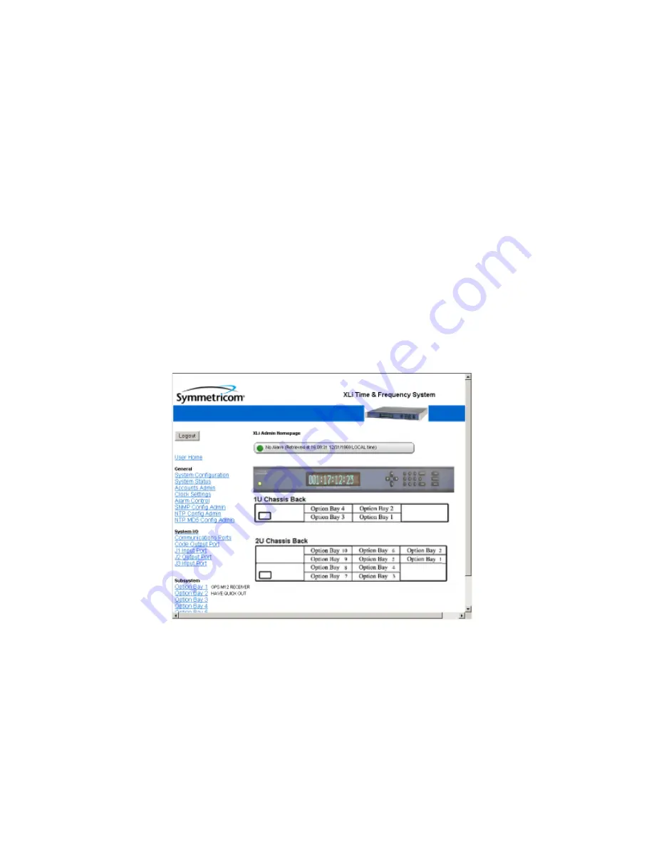 Symmetricom XLi User Manual Download Page 51