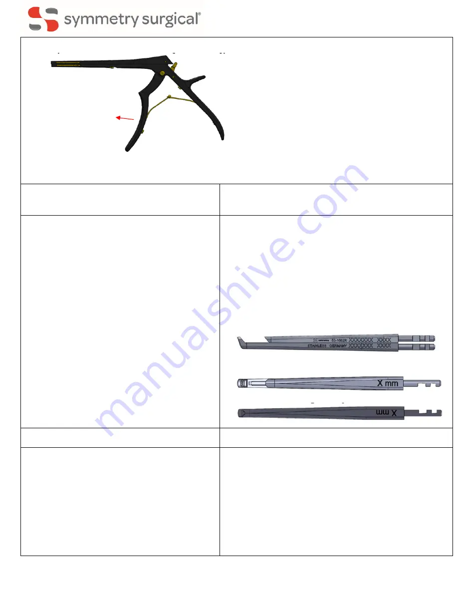 Symmetry Surgical RapidClean Symmetry Sharp Kerrison Instructions Manual Download Page 173