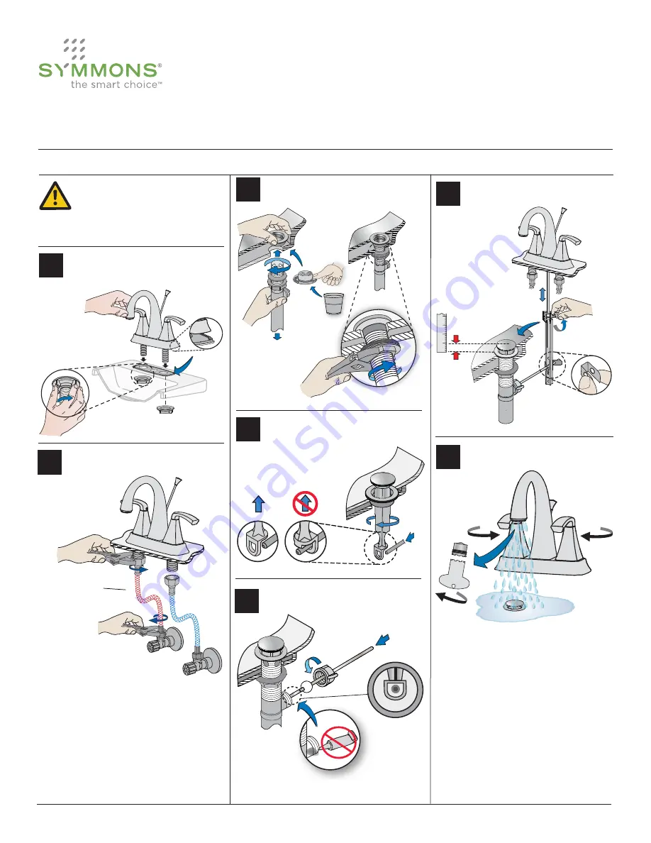 Symmons Bramwell SLC-7212-RP Series Скачать руководство пользователя страница 3