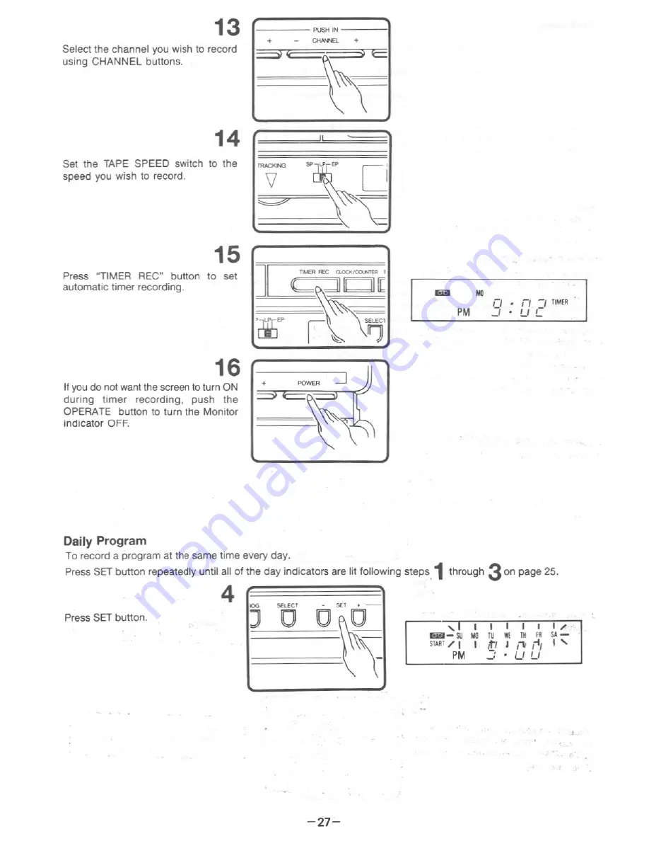 Symphonic 13-TR Owner'S Manual Download Page 27