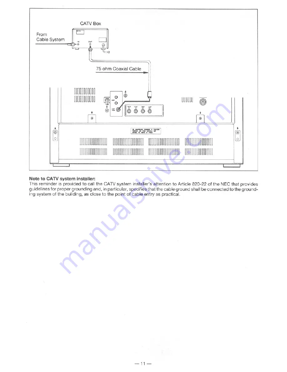 Symphonic 19-TR Owner'S Manual Download Page 11