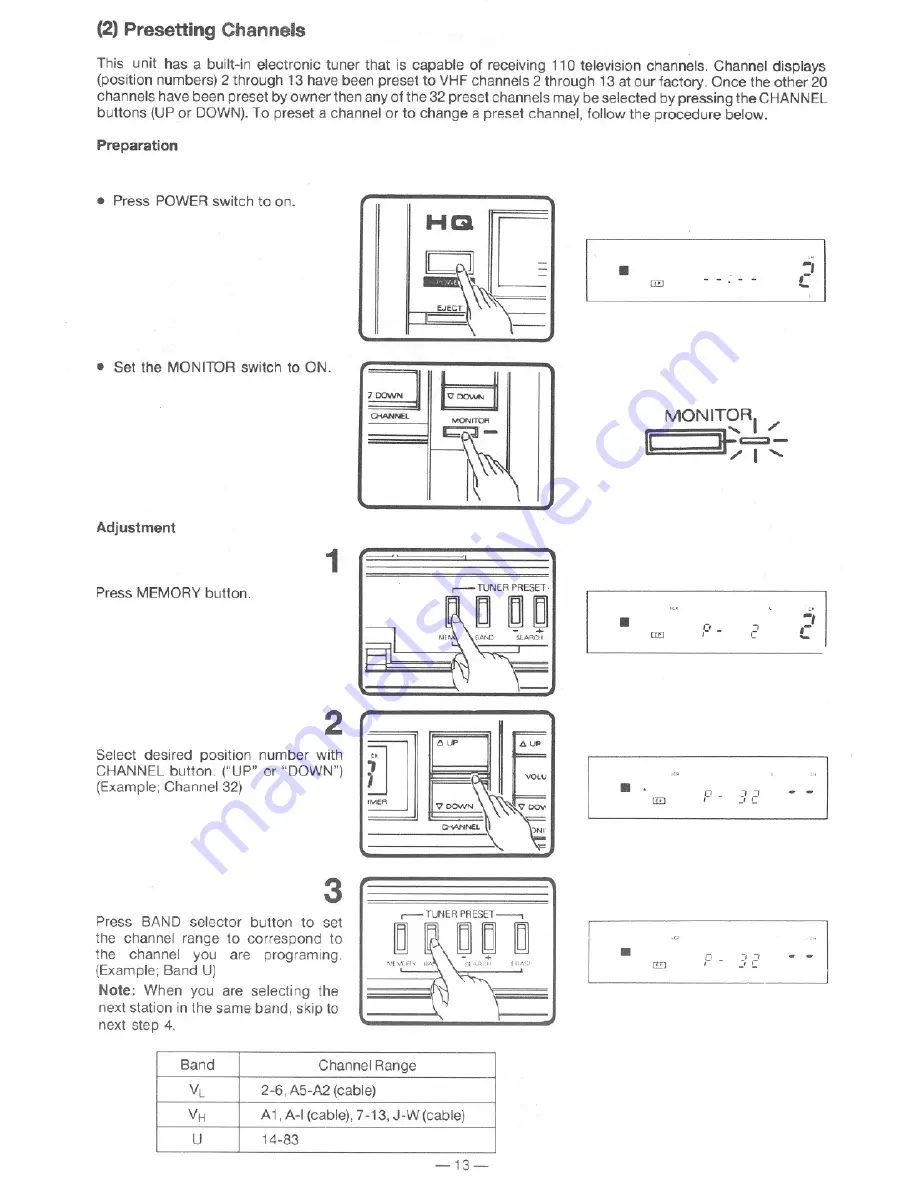 Symphonic 19-TR Owner'S Manual Download Page 13