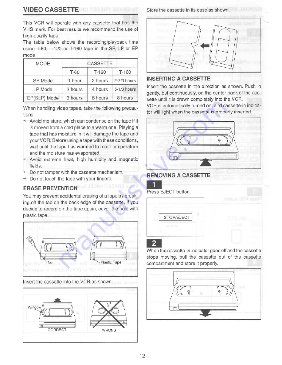 Symphonic 19TVCR MKIIIS Owner'S Manual Download Page 12