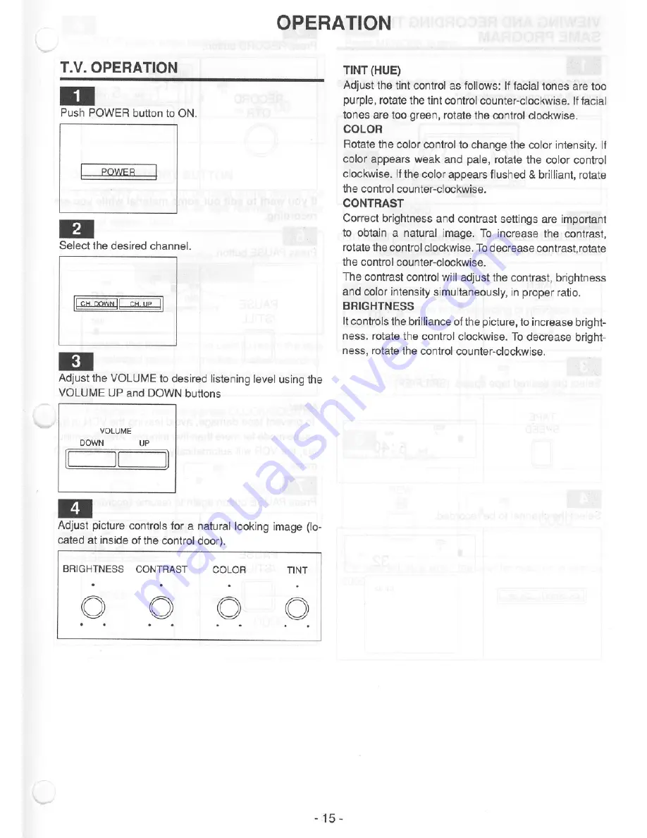 Symphonic 19TVCR MKIIIS Owner'S Manual Download Page 15